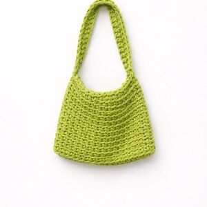 Aerie neon crochet bag